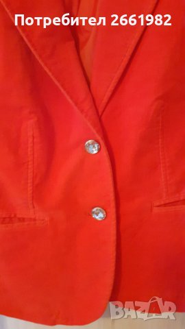 Разкошно червено кадифено сако, снимка 3 - Сака - 37772329