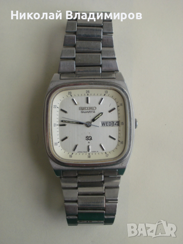 Seiko SQ кварцов Сейко мъжки ръчен часовник, снимка 2 - Мъжки - 52164598