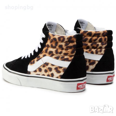Дамски кецове Vans sk8 hi leopard -5%, снимка 4 - Кецове - 40192607