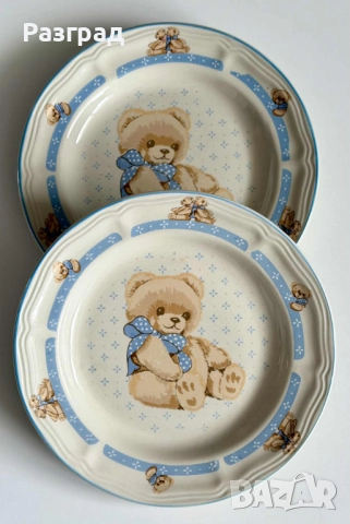 Винтидж детски чинии, снимка 3 - Чинии - 52749932