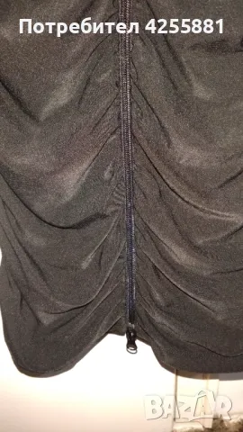 Черна стилна рокля , снимка 5 - Рокли - 47903751