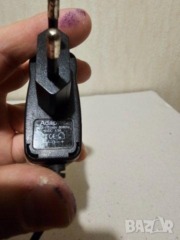 Захранване, адаптор 5 волта - 1, 5 ампера, снимка 2 - Друга електроника - 43914822