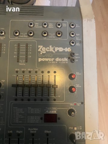power mixer Zeck, снимка 2 - Ресийвъри, усилватели, смесителни пултове - 37567019