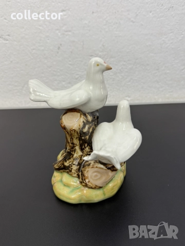 Испанска порцеланова фигура / пластика на гълъби. №7731, снимка 3 - Колекции - 52801948