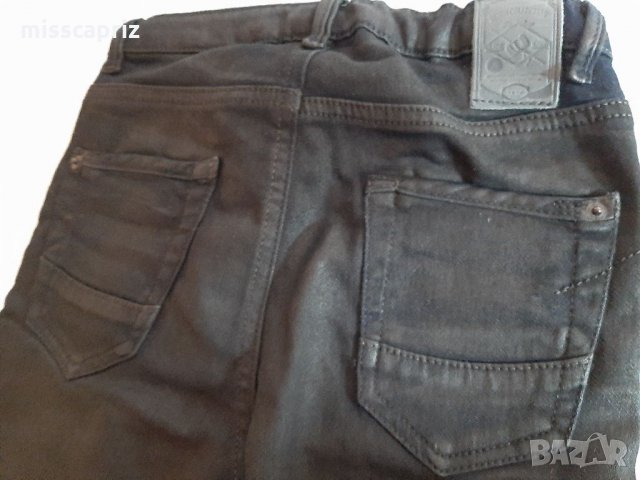 Черни промазани дънки , снимка 5 - Детски панталони и дънки - 33180755