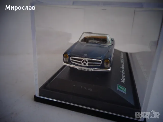 1:72 HONGWELL MERCEDES BENZ 280 SL ИГРАЧКА КОЛИЧКА МОДЕЛ, снимка 2 - Колекции - 47770653