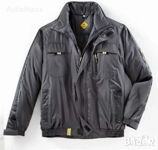 Мъжко зимно пилотско яке Roadsign 61088-S-6490, размер XXL, антрацит/жълто 