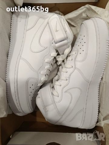 Nike - Air Force 1 Mid '07 номер 37.5,38.5 Оригинал бели Код 5550, снимка 2 - Маратонки - 52095118
