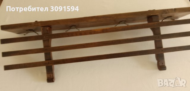 Стара Соц Дървена Закачалка., снимка 10 - Антикварни и старинни предмети - 43554615