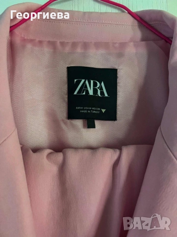 Разкошен розов бонбон Zara, снимка 3 - Сака - 53383843