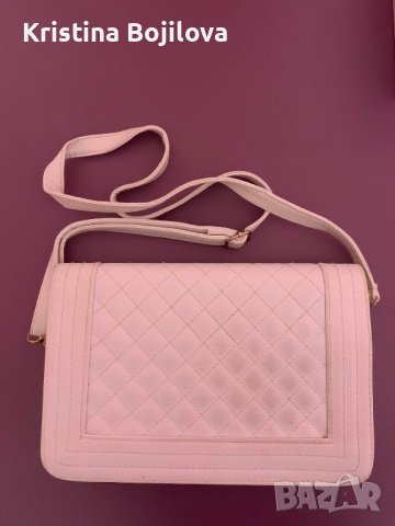 Светло розова дамска чанта, снимка 2 - Чанти - 43023818