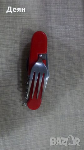 Нож комбиниран с вилица и лъжица, снимка 6 - Ножове - 28789905