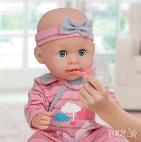 Комплект бебешки кукли с 10 звука и полиморфен порт Bebe, снимка 2 - Кукли - 43298292