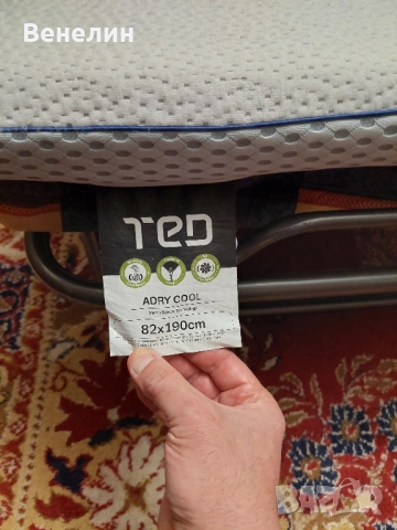 Продавам  топ-матрак ТЕД Adry Cool 190см/82см