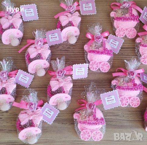 Подаръчета за гости за погача, кръщене, рожден ден, прощъпилник, снимка 5 - Декорация - 43756540