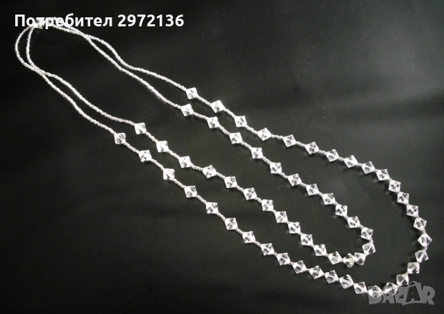 Колие огърлица чешки кристал, снимка 4 - Колиета, медальони, синджири - 53098519