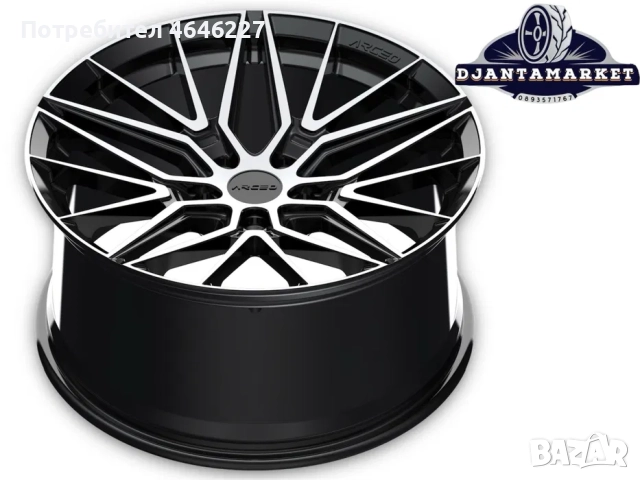Разпродажба 18'' 5х112 Джанти ARCEO Black Diamond Volkswagen Audi Mercedes‑Benz, снимка 5 - Гуми и джанти - 52350493