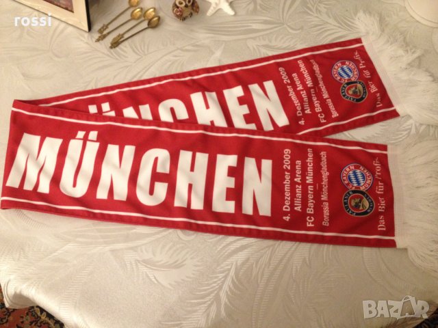 Шал нов на FC Bayern München двоен оригинален шалове, снимка 7 - Футбол - 32241233