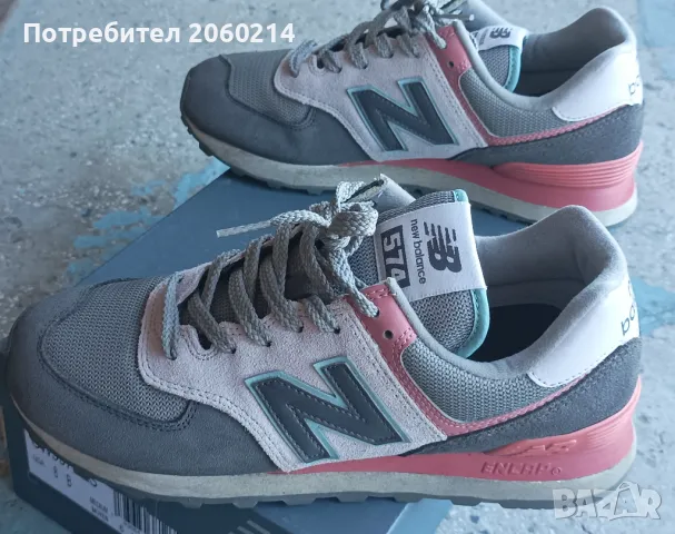 New Balance 574, Номер 39 отговарят на 38,5, снимка 9 - Маратонки - 47387483