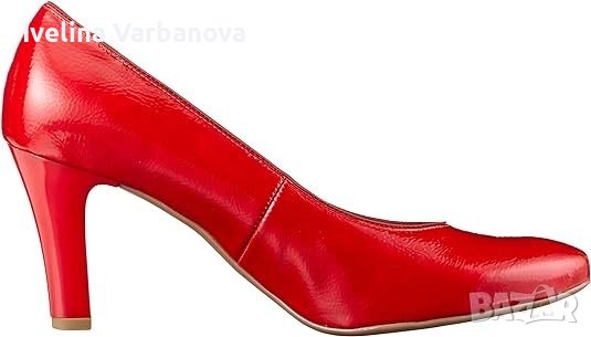Червени обувки Ara естествен лак, снимка 2 - Дамски обувки на ток - 43037731