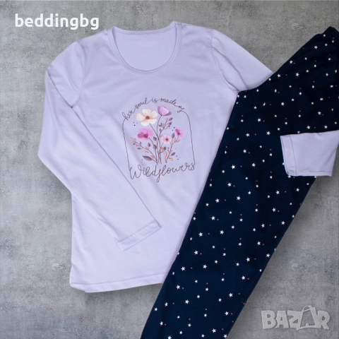 #Дамска #Памучна #Пижама , снимка 15 - Пижами - 34676767