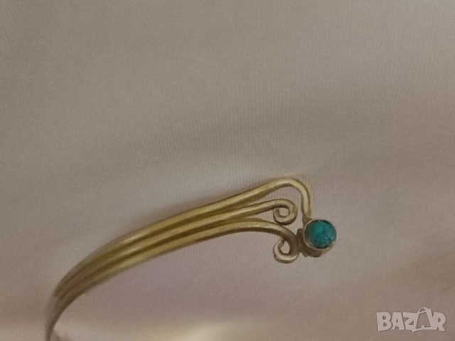 Старо, твърдо колие, тип торква, бронз. , снимка 8 - Антикварни и старинни предмети - 36409152