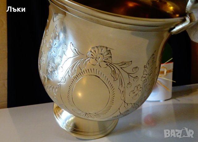 Английски съд за лед,ледарка,маркировка,барок., снимка 4 - Антикварни и старинни предмети - 32249982