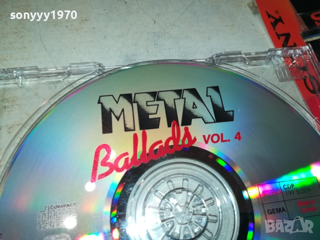 METAL BALLADS CD 2509251528, снимка 2 - CD дискове - 51835796