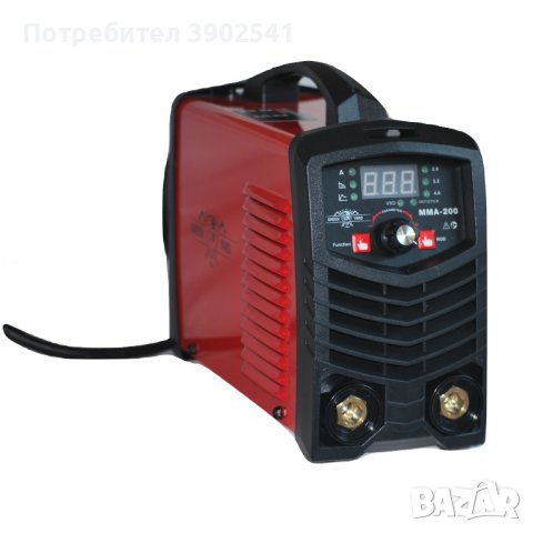 Инверторен електрожен Greenyard ММА 200А, IGBT, снимка 2 - Други машини и части - 43103013