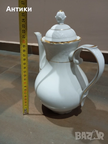 Порцеланов чайник кана маркиран, снимка 9 - Сервизи - 52513885