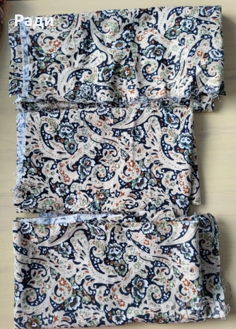 Продавам платове за рокля кафяви с цветя , снимка 7 - Други - 49882621