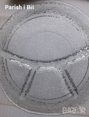 Стъклена Купа и малък поднос, снимка 14 - Чинии - 40478736