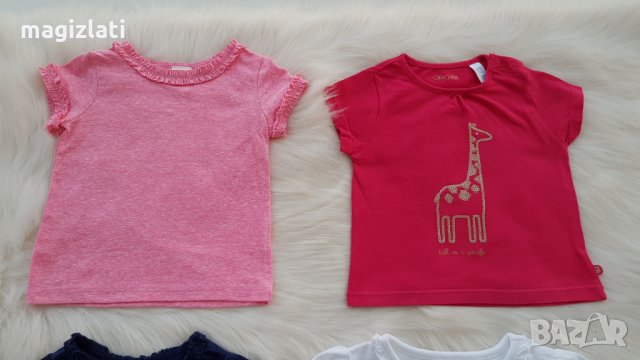 Тениски H&М 6-9 месеца , снимка 7 - Бебешки блузки - 33625321