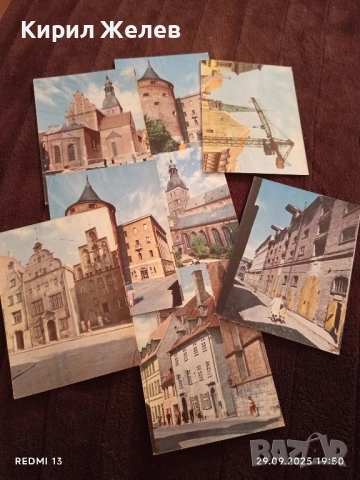 Пощенски картички СТАРАТА РИГА 1963г. редки за КОЛЕКЦИЯ ДЕКОРАЦИЯ 7389, снимка 2 - Колекции - 51882436