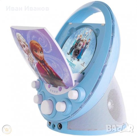 Disney Sakar Frozen Disco Party CD+G Karaoke with Light - Kids Karaoke - Featuring Frozen , снимка 4 - Музикални играчки - 32816963