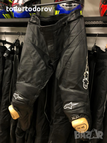 Кожен мото панталон ALPINESTARS APEX, протектори,52 М-L,като нов, снимка 2 - Аксесоари и консумативи - 44864549