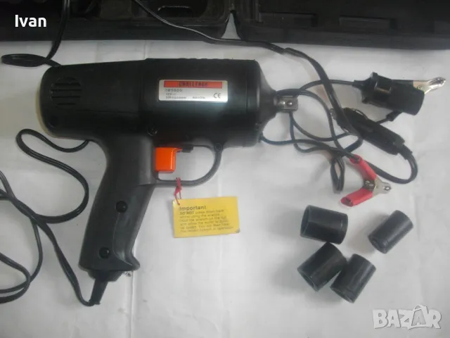 НОВ 12 ВОЛТОВ 50 ВАТА 1/2 ГАЙКОВЕРТ ПЪЛЕН КОМПЛЕКТ С КАМЪНИ И КАБЕЛИ CHALLENGE , снимка 15 - Други инструменти - 49327388