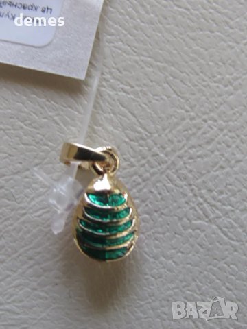 Фино дамско колие Яйце Фаберже, ново, снимка 3 - Колиета, медальони, синджири - 49532167