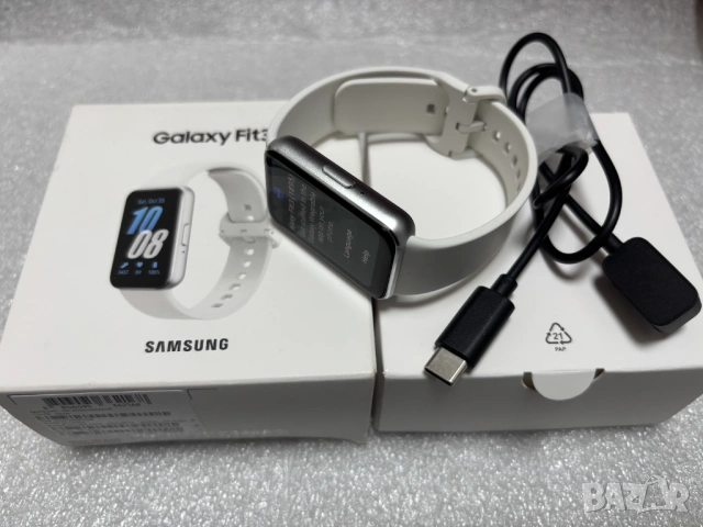 Смарт фитнес гривна Samsung Galaxy Fit3 R390, снимка 14 - Смарт гривни - 53340646