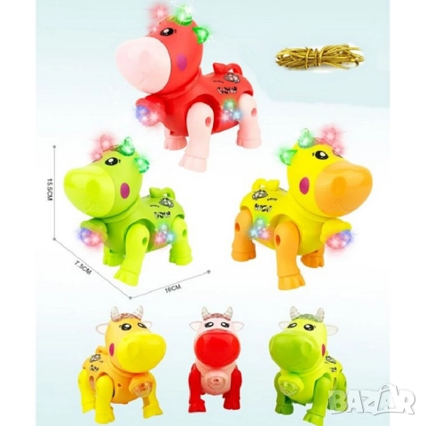 Кравичка на батерии с музика и светлина