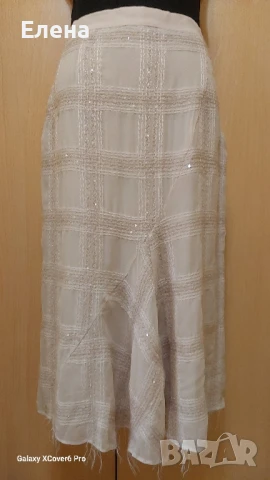 Пола Intrend Max Mara.100% коприна. размер S., снимка 4 - Поли - 50488421