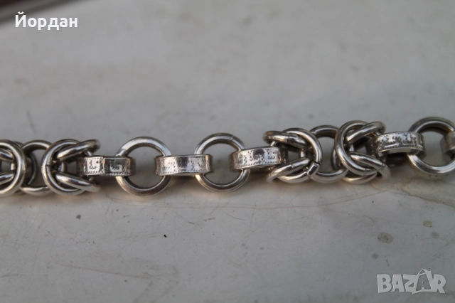 Мъжки сребърен ланец/синджир, снимка 14 - Колиета, медальони, синджири - 52496026