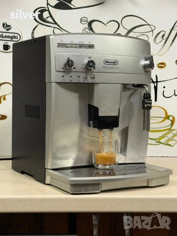 Кафемашина кафе автомат delonghi magnifica с гаранция, снимка 5 - Кафемашини - 53377048