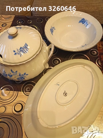 Супник, плато и купа, снимка 4 - Чинии - 53412575