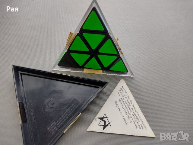 pyraminx mefferts 1981 г пъзел в стила на Кубчето на Рубик., снимка 5 - Колекции - 34705455