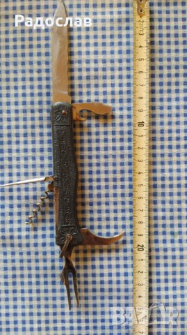 стар руски комбиниран нож, снимка 7 - Ножове - 40518674