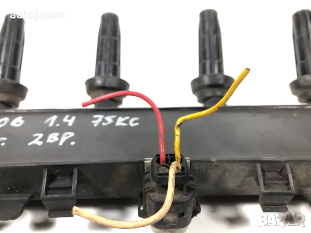 Запалителна бобина Peugeot 206 1.4 75кс 2002г, снимка 2 - Части - 50095893