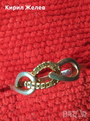 СТИЛЕН АЖУРЕН ВИНТИДЖ АРТ СРЕБЪРЕН СКЪПОЦЕНЕН ПРЪСТЕН СРЕБРО 925 АНГЛИЯ с ФАСЕТ ЦИРКОНЧЕТА 40163, снимка 2 - Пръстени - 42794832