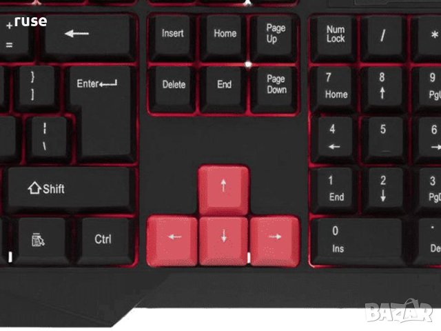 НОВА! USB Gaming клавиатура Esperanza EGK201R Tirionos, снимка 5 - Клавиатури и мишки - 43644572