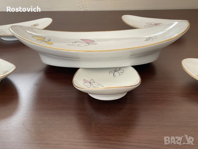Комплект порцеланови  чинии за сервиране “Thomas”, Германия, 1955 г., снимка 7 - Антикварни и старинни предмети - 44062375